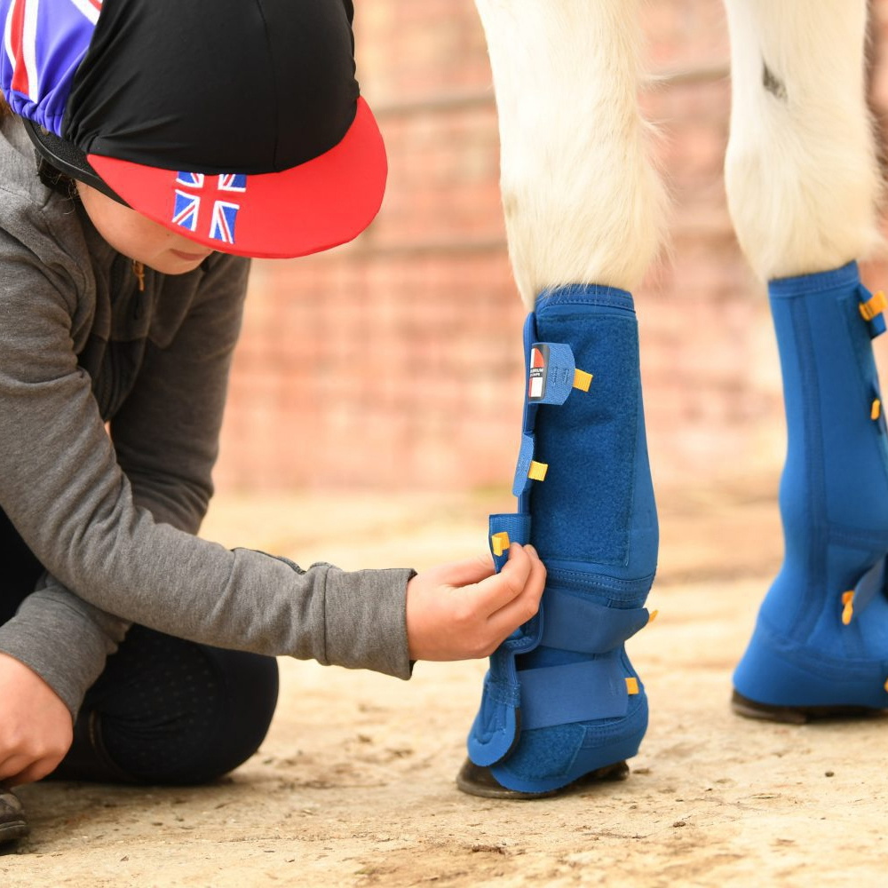 Equilibrium Equi-Chaps Close Contact Chaps EQB1200 - Navy / Yellow